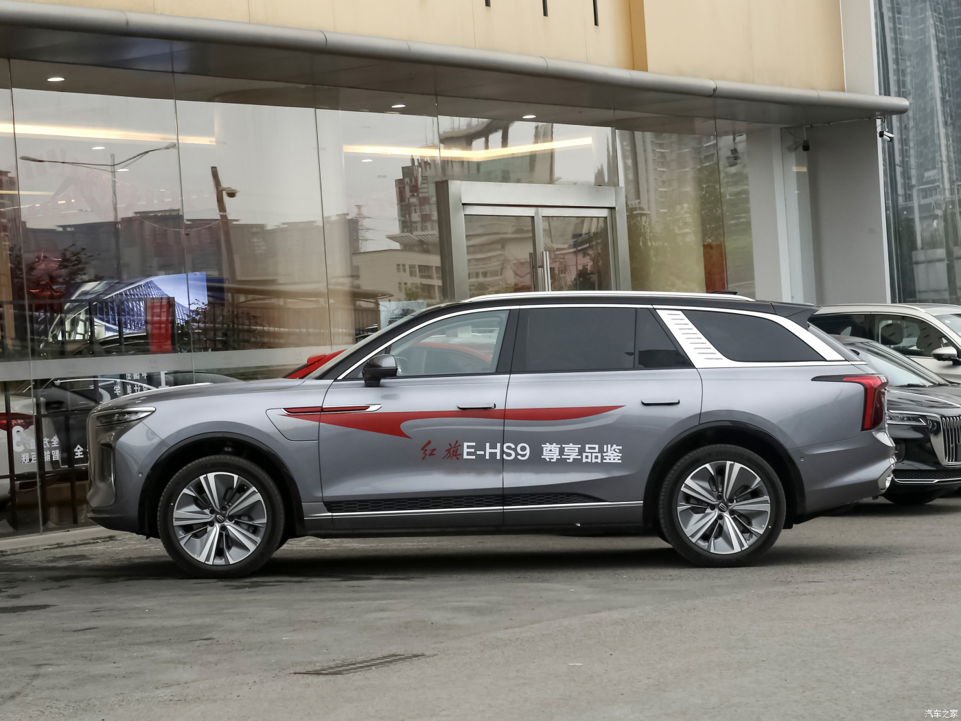 New car Hongqi E-HS9 2021 460KM Flag at version 6 seats LARGE SUV electric vehicles automobile fast speed for adults