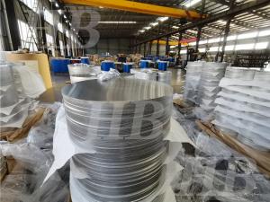 Quality 0.5mm Alloy 1050 3003 Aluminum Round Plate H14 Temper For Non Slip Cookware wholesale