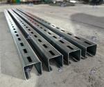 41*21 / 41*41 / 41*72mm 3 sizes in 1 Solor bracket roll forming line in Mexico