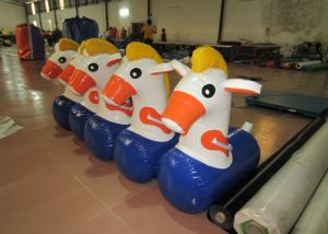 Quality Sealed Inflatable Bouncy Horse 0.65mm PVC , Outdoor Games Blow Up Bouncy Horse wholesale