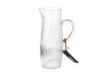 Amber Hand Made Lead Free Crystal Glass Wine Decanter 1400ml