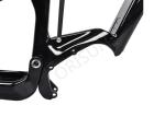 Electric Carbon Fiber Road Bike Frame , Full Suspension Carbon Bicycle Frame