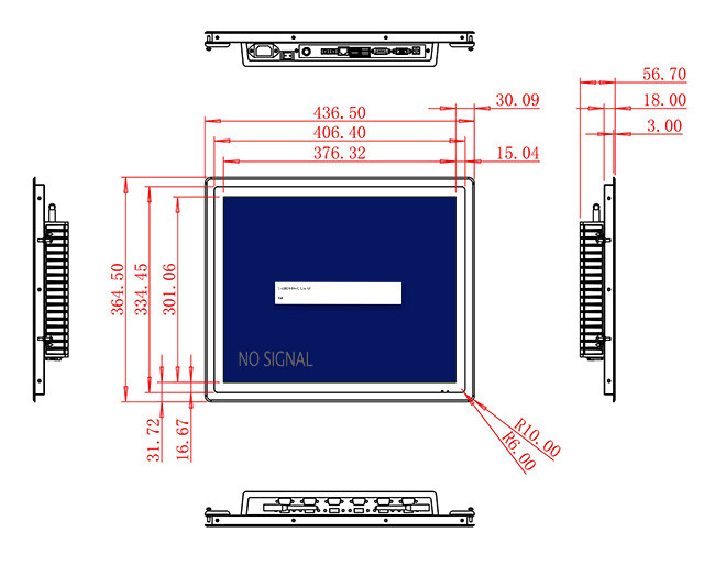 19-Inch Durable Display for Access Control Systems and Medical Applications
