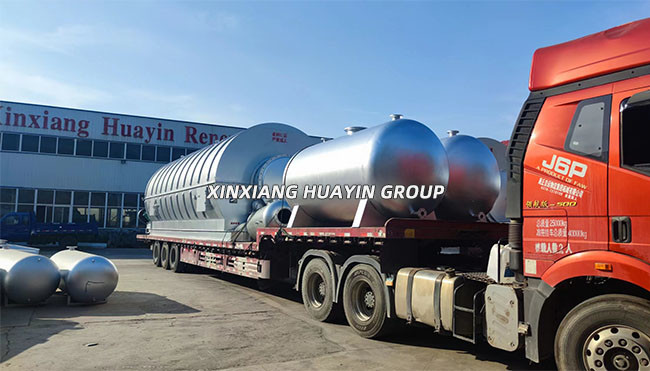 High Efficiency Waste Tyre Pyrolysis To Oil Recycling Machine
