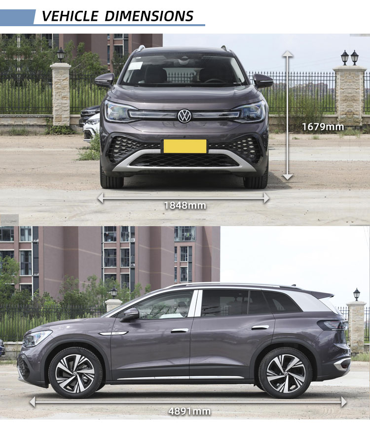 5 Door 7 Seat Second Hand Electric Cars ID. 6 Crozz PRO Electric Bmw Cars