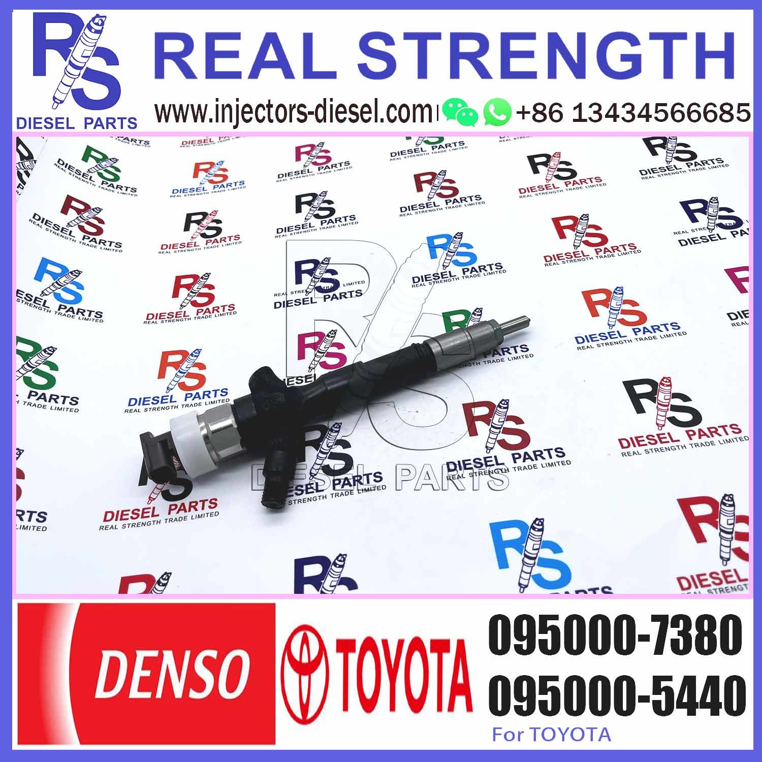 Common Rail diesel fuel Injector 23670-30240 095000-7380 for Diesel engine