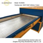Cabinet door skin PVC foil laminating vacuum heating vacuum membrane press