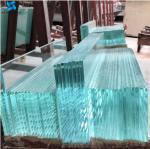 Low Iron Tempered Glass 6mm Flat / Curved Toughened Heat Soaked Glass