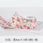 Bow Personalised Printed Ribbon 40mm Floral Printed Ribbon