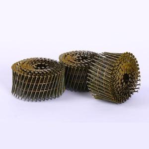 Quality Yellow Stainless Steel Ring Shank Coil Siding Nails wholesale