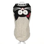 Comfortable Cats Wearing Clothes Professional Flexible Knitted Cloth Material