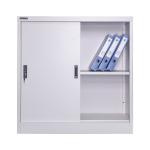 Home Furniture Design Book Cabinet Sliding Door Cabinet with 2layers