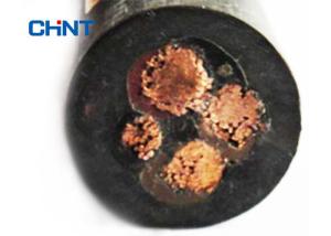 Quality Black Jacket Rubber Insulated Flexible Cable Excellent Electrical Properties wholesale
