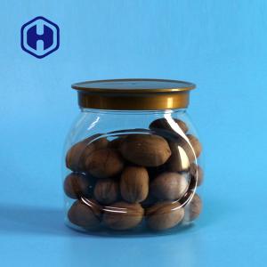 Quality 630ml Airless PET Plastic Jar Dessert Crown Cap Nuts Packaging wholesale