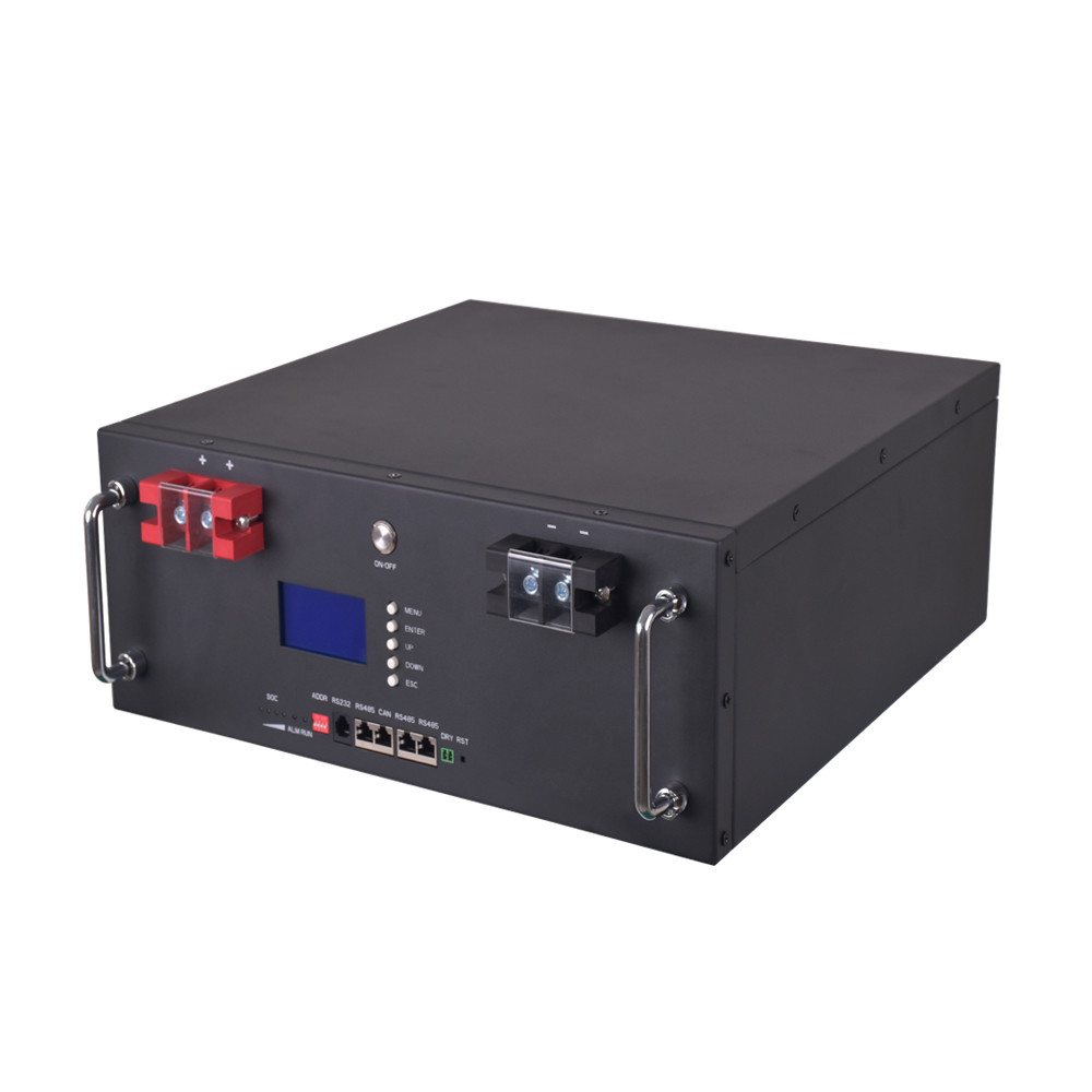 Stackable 48V 100Ah Lifepo4 Battery 51.2V 100Ah Rack Mount 10 Years Life