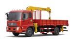 8 ton straight arm truck mounted crane