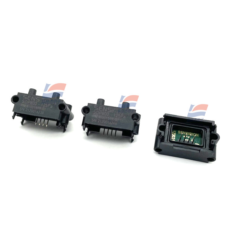 1% Pressure Sensor for HVAC YJJ SDP800-125pa Flow Principle Pipe Connection Package Dimensions 29 x 18 x 27.05mm3