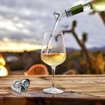 304 Stainless Steel Skull Wine Pourer Metal Wine Accessories For Halloween Gift