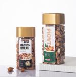2.4in Square Clear Plastic Storage Jars 250g Dry Fruit Leisure Food Moisture