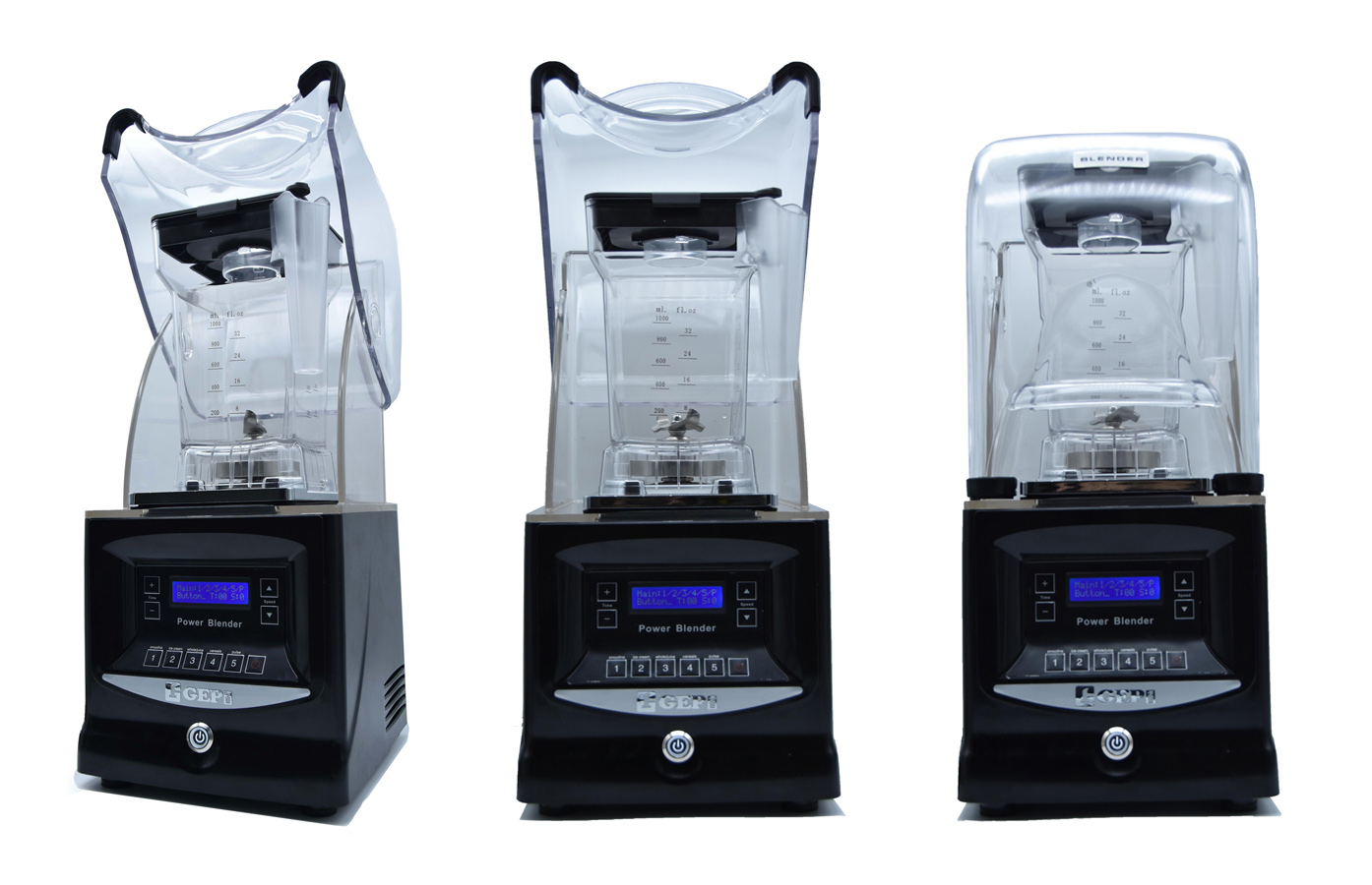 Professional Juicer Blender with Sound Enclosure and Pure Copper Motor 2L Capacity