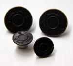 Oil Painting Zamak Custom Clothing Buttons Zinc Alloy , Flat / 3D