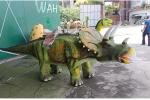 Triceratops Animatronic Dinosaur Ride Soft Skin Silicon Rubber