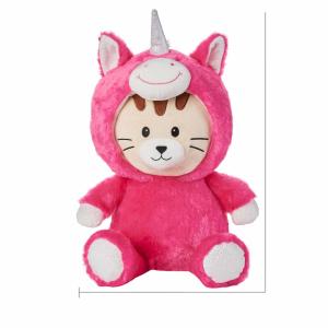 Quality 20cm Short Plush Unicorn Costume Cat Stuffed Animal Toys wholesale