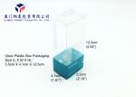 Keyring Transparent Plastic Box , Clear Pet Plastic Boxes 12.5cm Height