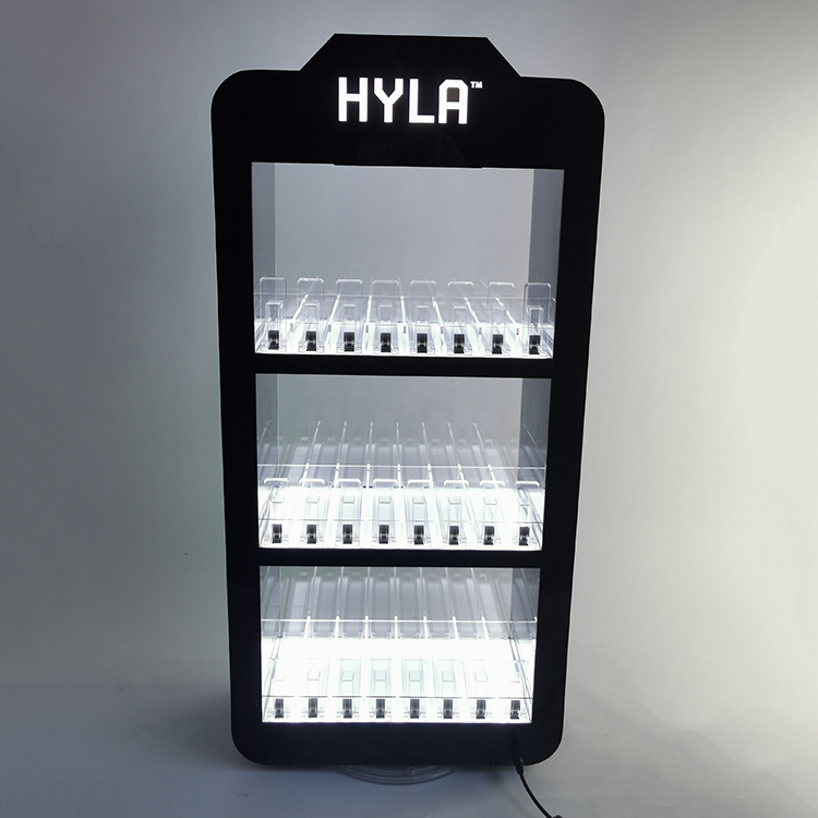 3 Tiers Vape Display Stand Plexiglass Cigarette Display Stand Tobacco Showcase