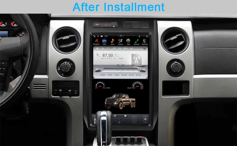 IPS Screen Car Stereo 12.1in For Ford F150 2009-2012 8 Core Android 13 CarPlay Android