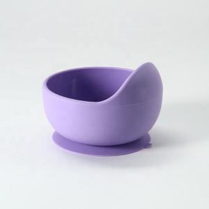 Quality Multi Colors Durable Silicone Bowl Set Soft Flexible For Baby Feeding wholesale