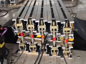 Quality Sectional Vulcanizing Press 22 bias Degree Belt Vulcanizer for 1200mm Wide Rubber Belt wholesale