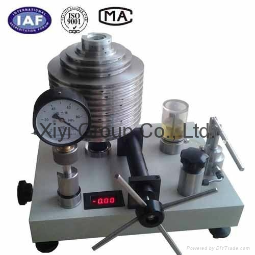 deadweight piston pressure gauge