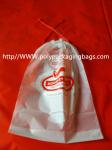 Moisture Resistant Drawstring Plastic Bags / Drawstring Storage Bags