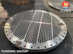1.4541 Tube Plate EN10028-7 Forged Tubesheet For Heat Exchanger