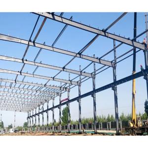 Quality Galvanized Prefabricated Steel Building Metal Steel Warehouse Construction Q345 wholesale