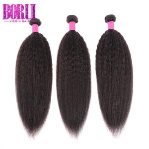 Quality Virgin Malaysian Hair Bundles , Unprocessed Kinky Straight Hair Extension wholesale