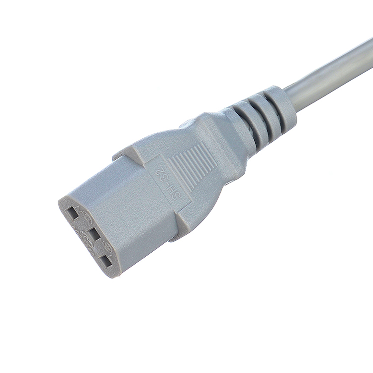 Commercial Grade CCC Certificated Computer Power Cord Y Splitter 3C Plug with 2 Way C13 Plug Socket 16a 3pin