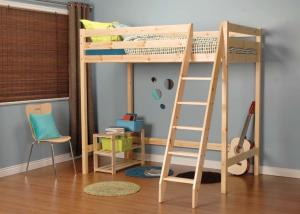Quality modern bunk bed pine wood wholesale