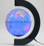 wooden base magnetic floating pop globe 8 inch ball lighting