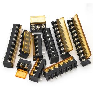 Quality 9.5mm / 0.375&quot; Barrier Screw Terminal Blocks Side Pin Mounting wholesale