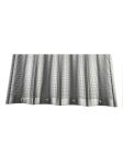 commercial 4/5/6 bakeware slotted aluminum perforated french bread metal baking