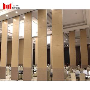 Quality Hotel Banquet Hall 50db Soundproof Partition Wall Fabric Surface wholesale