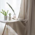 100% Polyester Curtain Fabric Blackout Breathability Linen Home Textile