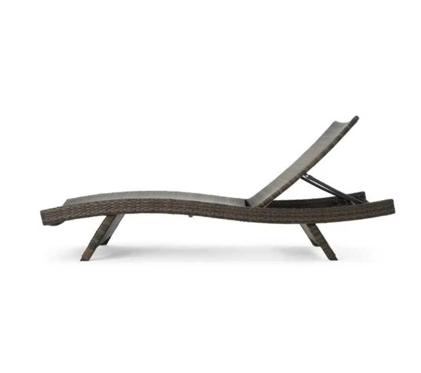 LC1008 Hotel Rattan Style Outdoor Wicker Sun Loungers Pool Outdoor