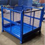 Transport Heavy Duty Storage Metal Pallet Box Industrial Folding Metal Pallet