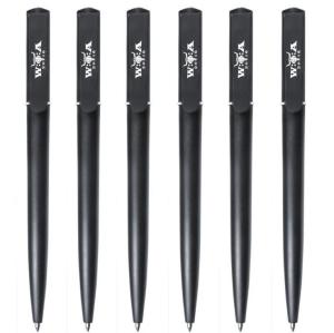 Quality rubber sprayed Sheraton hotel plastic ball pen wholesale