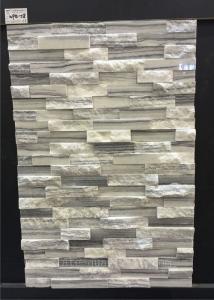 Quality Cloud Gray Marble Stacked Stone Veneer Panels For Decorate Living Room / Study wholesale