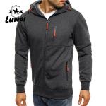 Cropped Moletons Hooded Fitness Slim Fit Jogger Sweat-shirt Bluza Casual Zipper