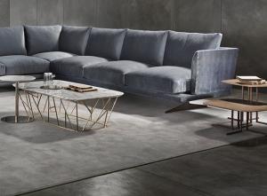 Quality Soft Living Room Fabric Modern Sectional Sofa With Solid Wood Frame Multi Seats wholesale